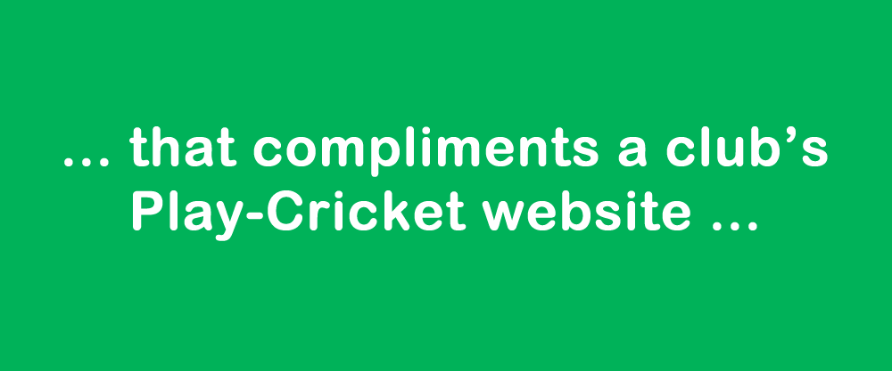 Elite Cricket Club Website